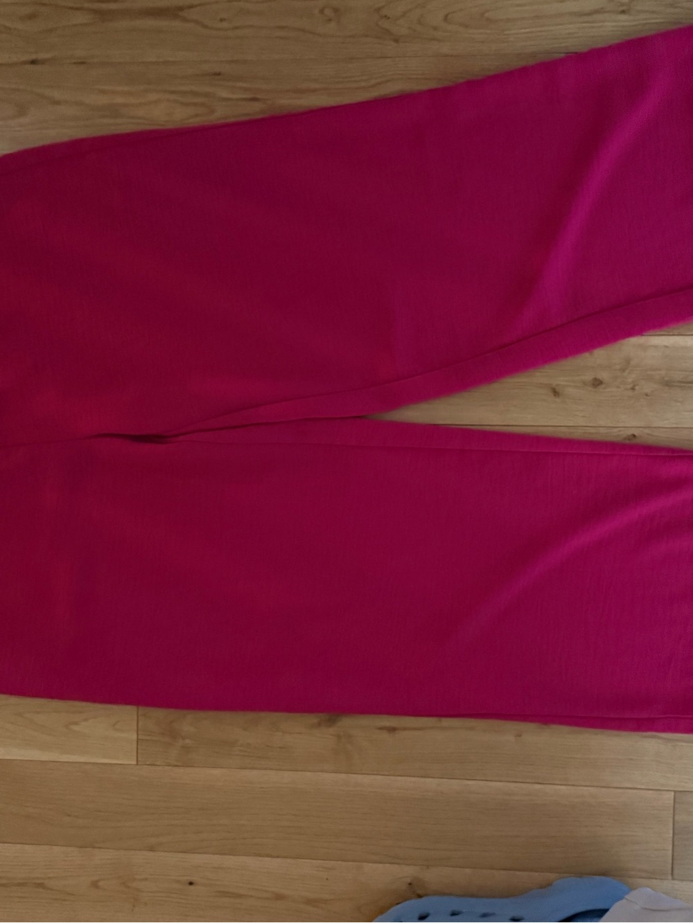 Ella Bright Fuchsia Pants cropped